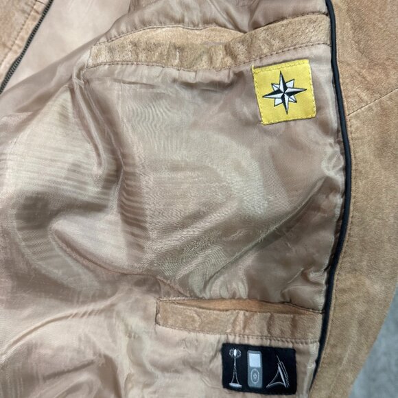 Vintage Boston Harbour Men's Brown Suede Jacket - Professionally Cleaned - Picture 9 of 10